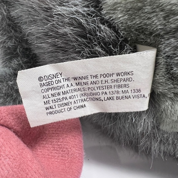 Disney Store Winnie The Pooh Eeyore Soft Plush Stuffed Animal - Picture 7 of 7